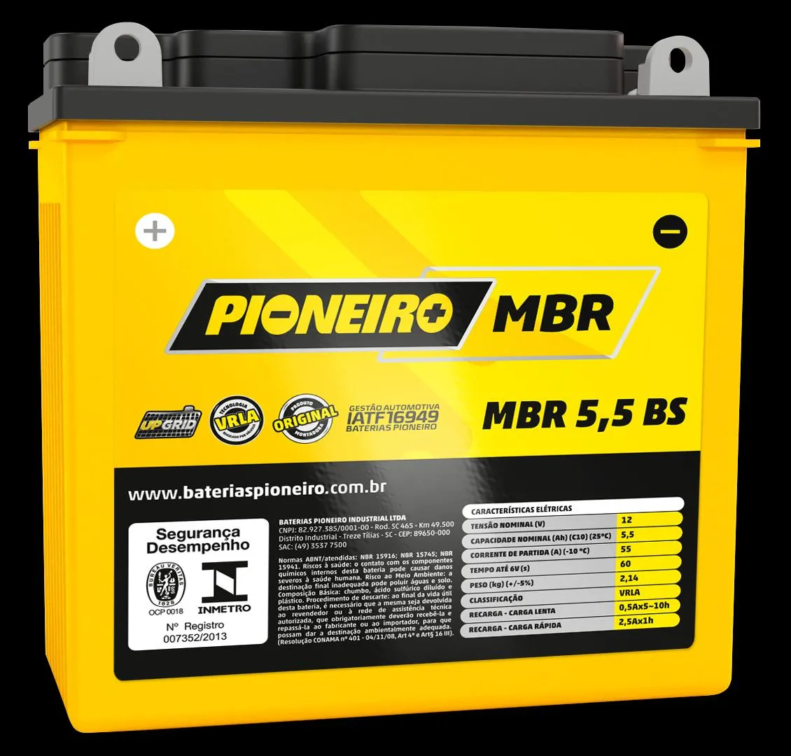 BATERIA YBR125 MBR5,5