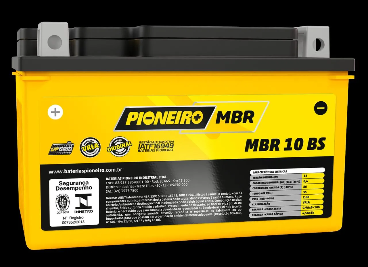 BATERIA HORNET  MBR10 BS
